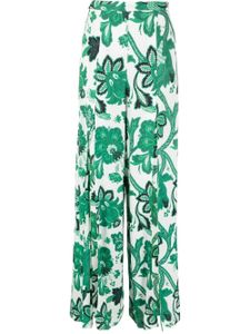 ETRO pantalon ample à fleurs - Vert