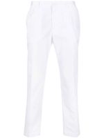 Dolce & Gabbana pantalon fuselé à coupe crop - Blanc