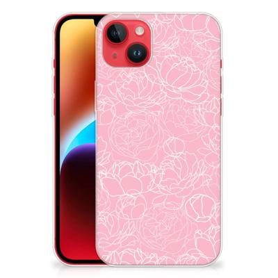 iPhone 14 Plus | TPU Case | White Flowers