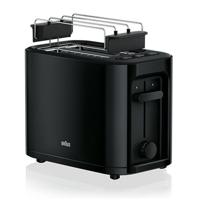 Braun HT3010BK PurEase Broodrooster Zwart Braun HT3010BK PurEase Broodrooster Zwart