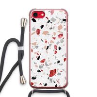 Terrazzo N°12: iPhone SE 2020 Transparant Hoesje met koord