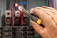 Fluke Non-contact voltage tester AC 90...600 V spanningtesterschroevendraaier Zwart, Geel - thumbnail