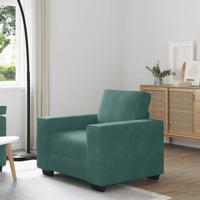 Sofastoel Donkergroen 60 cm Fluweel