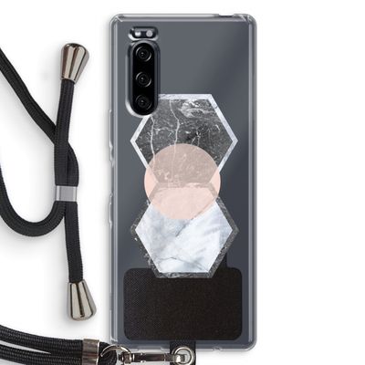 Creatieve toets: Sony Xperia 5 Transparant Hoesje met koord
