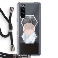 Creatieve toets: Sony Xperia 5 Transparant Hoesje met koord