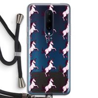Musketon Unicorn: OnePlus 7 Pro Transparant Hoesje met koord