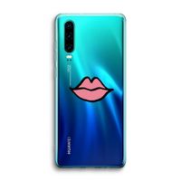 Kusje: Huawei P30 Transparant Hoesje