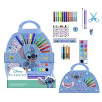 Schrijfset Stitch Briefcase Licht Blauw