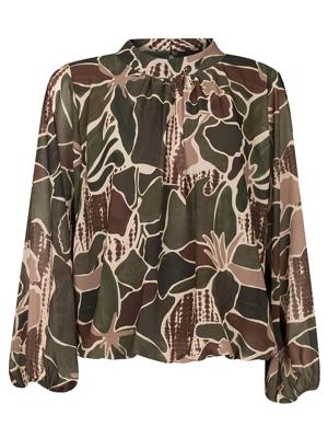 Top Blouson Benthe Groen