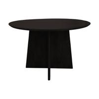 HSM - HSM Collection-Ronde Eettafel Kruispoot-ø140x77-Zwart-Mango