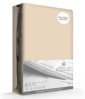 Splittopper hoeslaken Cotton Taupe-160 x 200 cm - thumbnail