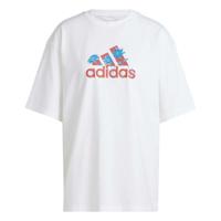 Dames-T-Shirt met Korte Mouwen Adidas Flower Badge of Sports Gt Maat M