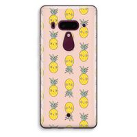 Ananas: HTC U12+ Transparant Hoesje