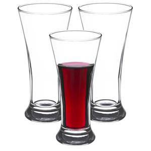 Secret de Gourmet drinkglazen/waterglazen - transparant glas - 6x stuks - 180 ml