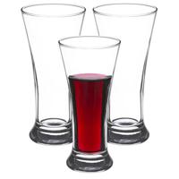 Secret de Gourmet drinkglazen/waterglazen - transparant glas - 6x stuks - 180 ml