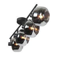 Steinhauer Zwarte plafondlampTenebris 4-lichts - 4211ZW