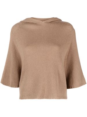 Fabiana Filippi pull à manches trois-quarts - Marron