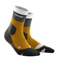 CEP Hiking Light Merino Mid-Cut V Heren Wandelsok Sungold/Black V CEP Hiking Light Merino Mid-Cut V Heren Wandelsok Sungold/Black V