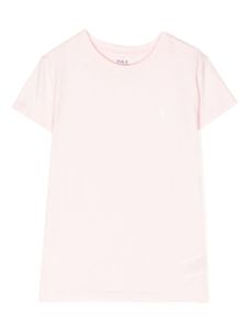 POLO RALPH LAUREN KIDS t-shirt en coton à manches courtes - Rose