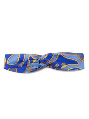 Lygia & Nanny bandeau Bethania à design torsadé - Bleu
