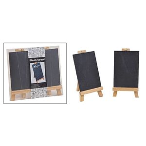 2x Beschrijfbare memobordjes krijtbordjes 21 x 20 cm   -