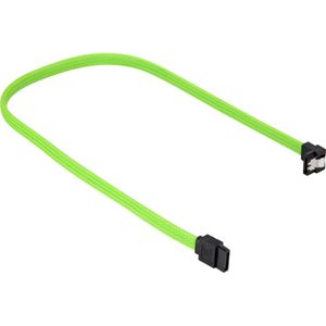 Sata III Kabel 90Â° sleeve 60 cm Kabel