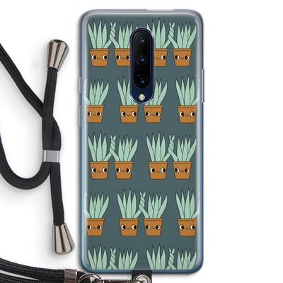 Sansevieria: OnePlus 7 Pro Transparant Hoesje met koord