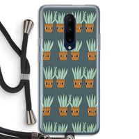Sansevieria: OnePlus 7 Pro Transparant Hoesje met koord