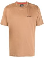 Kiton t-shirt en coton à logo imprimé - Marron - thumbnail