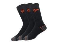 DUNLOP 3 paar werksokken (Zwart, 47-50)