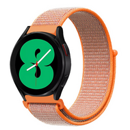 Sport Loop nylon bandje - Oranje - Samsung Galaxy watch 7 / Galaxy Watch FE - 40mm & 44mm