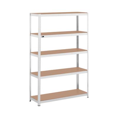 Opbergrek - 120 x 40 x 180 cm - voor 5 x 150 kg - Grijs