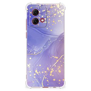 Back Cover voor Motorola Moto G84 Watercolor Paars