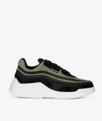 CERO NINE Fort K-301 sneakers | maat 46 | groen/zwart