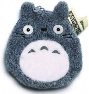 Ghibli - Totoro Pluche Portemonnee Grey 15cm