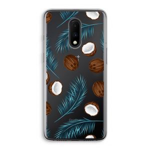 Kokosnoot roze: OnePlus 7 Transparant Hoesje