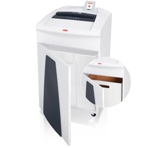 HSM Securio P36i papiervernietiger Deeltjesversnippering 55 dB 33 cm Zwart, Wit