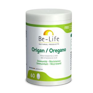 Oregano Etherische Bio Olie Be Life 60 Tabletten