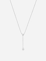 Abrazi Lovey Parel Ketting Zilver