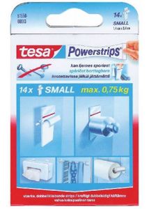 Tesa Powerstrips Small 14 Stuks