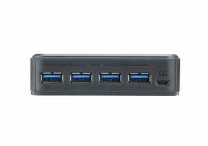 ATEN US3344 4 poorten USB 3.2 Gen 1-schakelaar (USB 3.0) Zwart