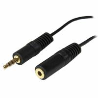 Verlengkabel Jack (3,5 mm) Startech MU12MF 3,7 m Zwart