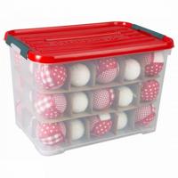 Curver kerstballen opbergbox 65 liter