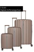 Travelite Paros 3-delige Set Cappuccino Travelite Paros 3-delige Set Cappuccino