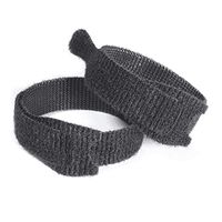 VELCRO® VEL-EC60388 Klittenband kabelbinder Om te bundelen Haak- en lusdeel (l x b) 200 mm x 12 mm Zwart 6 stuk(s) - thumbnail