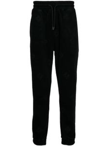 HUGO pantalon de jogging à motif monogrammé - Noir