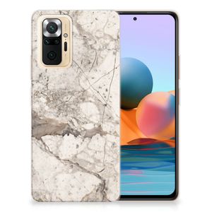 Xiaomi Redmi Note 10 Pro TPU Siliconen Hoesje Marmer Beige