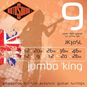 Rotosound JK30SL Jumbo King akoestische gitaarsnaren .009-.046w