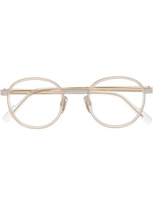 Cazal lunettes de vue à monture ovale - Or