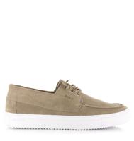 BLACKSTONE Blackstone - Dover | BG175 Lemon Pepper Beige Suede Lage sneakers Heren - thumbnail